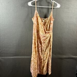 vtg y2k ralph lauren women babydoll dress pink 6 fairy western boho festival eur